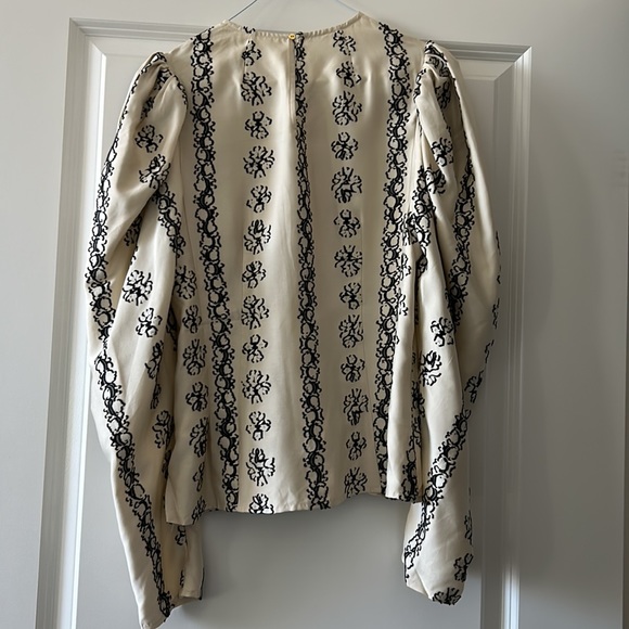 Layla fil coupé silk-blend blouse - Picture 7 of 9